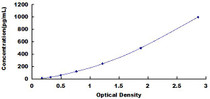 Typical Standard Curve for ACVB ELISA (Sandwich)