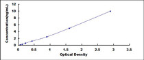 Typical Standard Curve for CX3CL1 ELISA (Sandwich)
