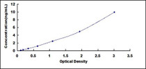 Typical Standard Curve for CX43 ELISA (Sandwich)