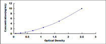 Typical Standard Curve for GLUD1 ELISA (Sandwich)