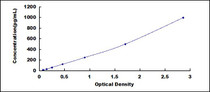 Typical Standard Curve for IL2 ELISA (Sandwich)
