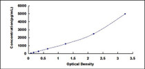 Typical Standard Curve for KLb ELISA (Sandwich)