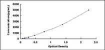 Typical Standard Curve for MMP12 ELISA (Sandwich)