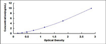 Typical Standard Curve for MMP19 ELISA (Sandwich)
