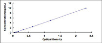 Typical Standard Curve for ABCC2 ELISA (Sandwich)