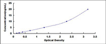 Typical Standard Curve for BLVRB ELISA (Sandwich)