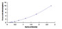 Typical Standard Curve for HSPA8 ELISA (Sandwich)