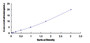 Typical Standard Curve for RBM38 ELISA (Sandwich)