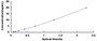 Typical Standard Curve for GUSb ELISA (Sandwich)