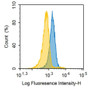 Human NB-4 cell line was stained with 5ul/test mouse Anti-human CD79B Polyclonal Antibody