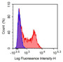 Human peripheral blood lymphocytes were stained with 5ul/test mouse Anti-human UCHL1 Polyclonal Antibody
