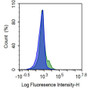 Human peripheral blood lymphocytes were stained with 5ul/test mouse Anti-human HAVCR2 Polyclonal Antibody