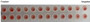 The hemagglutination assay of GAL4 in V- bottom shaped 96-well microtiter plate.