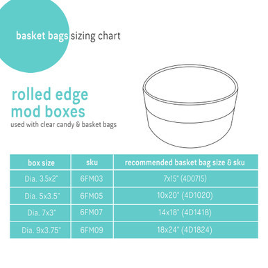 Image of Grey Rolled Edge Mod Boxes