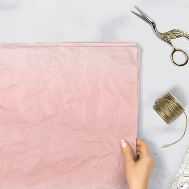 Image of Pink Pearlized Tissue Paper