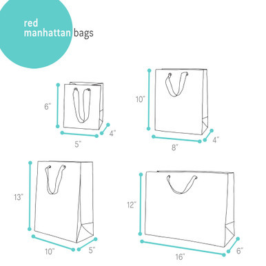 Image of Red Manhattan Gift Bags