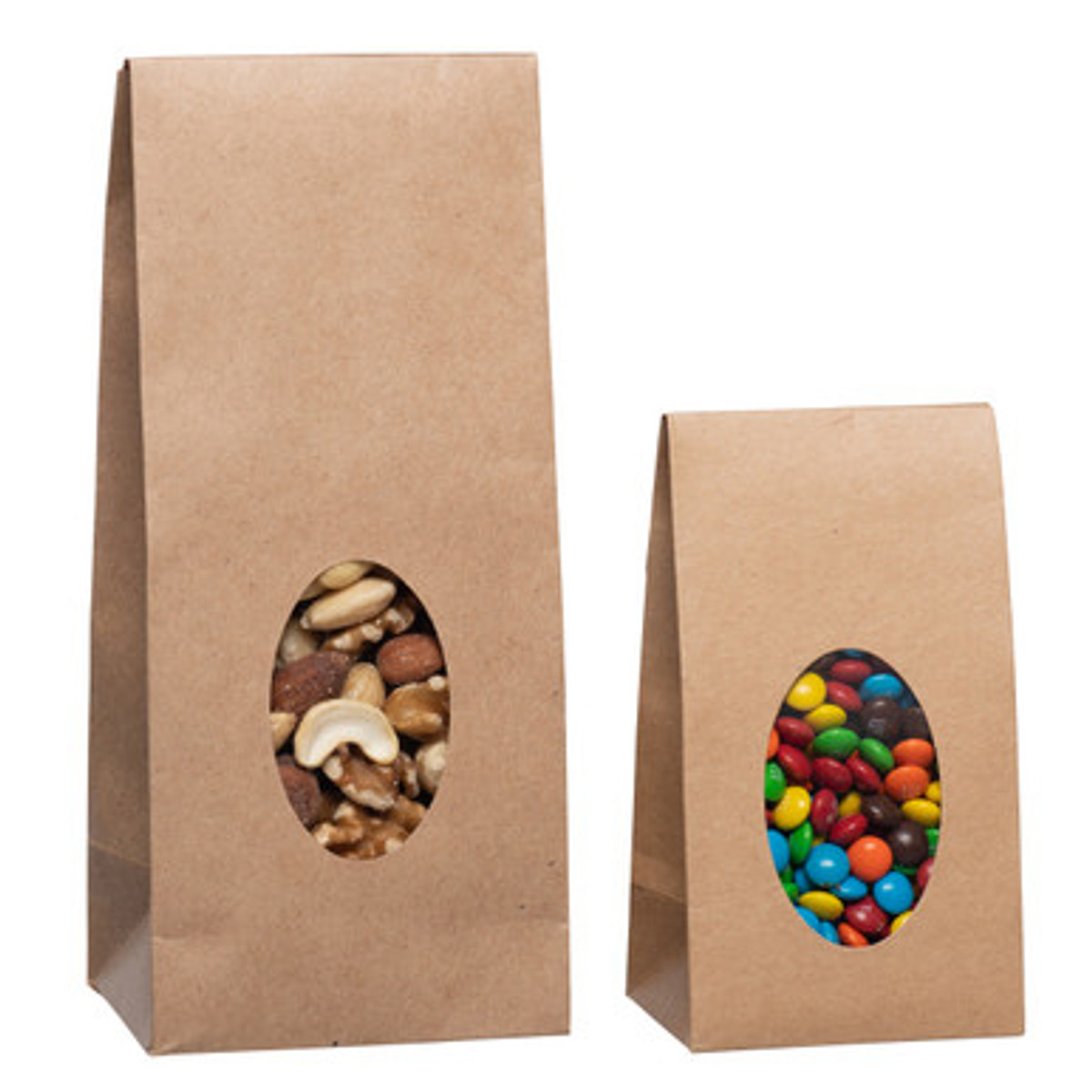 Image of Kraft Stand Up Candy Bags