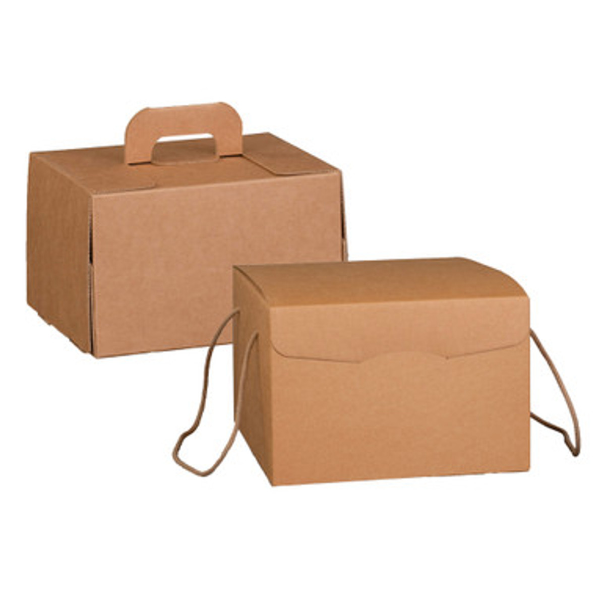 Image of Kraft Corrugate Takeout Boxes