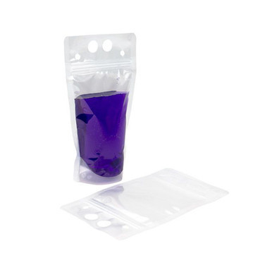 Image of Clear Drink Stand Up Pouches
