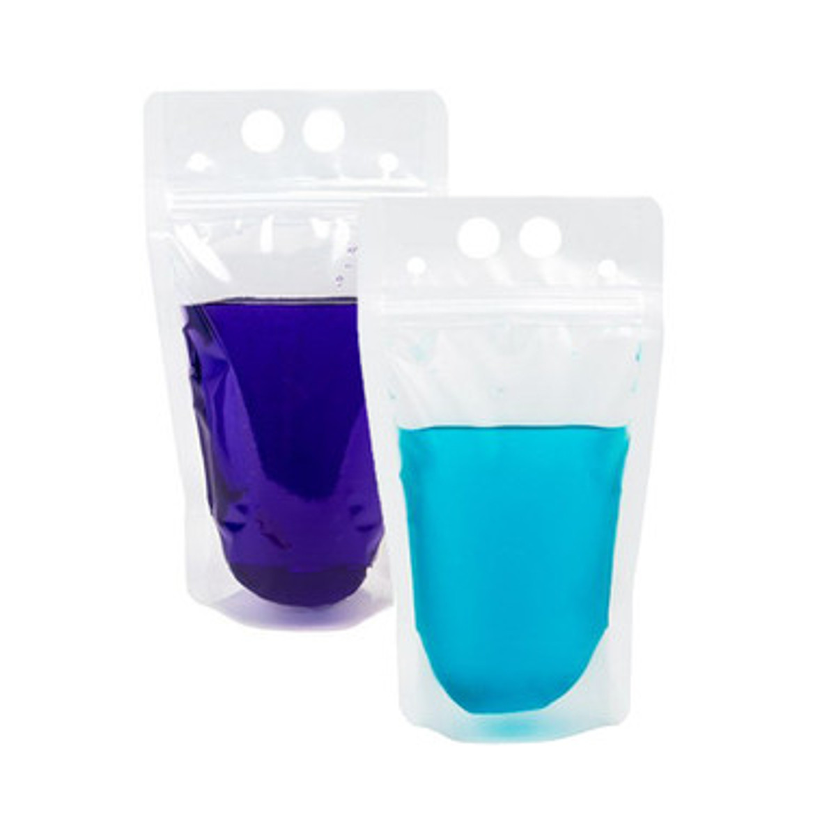 Image of Clear Drink Stand Up Pouches