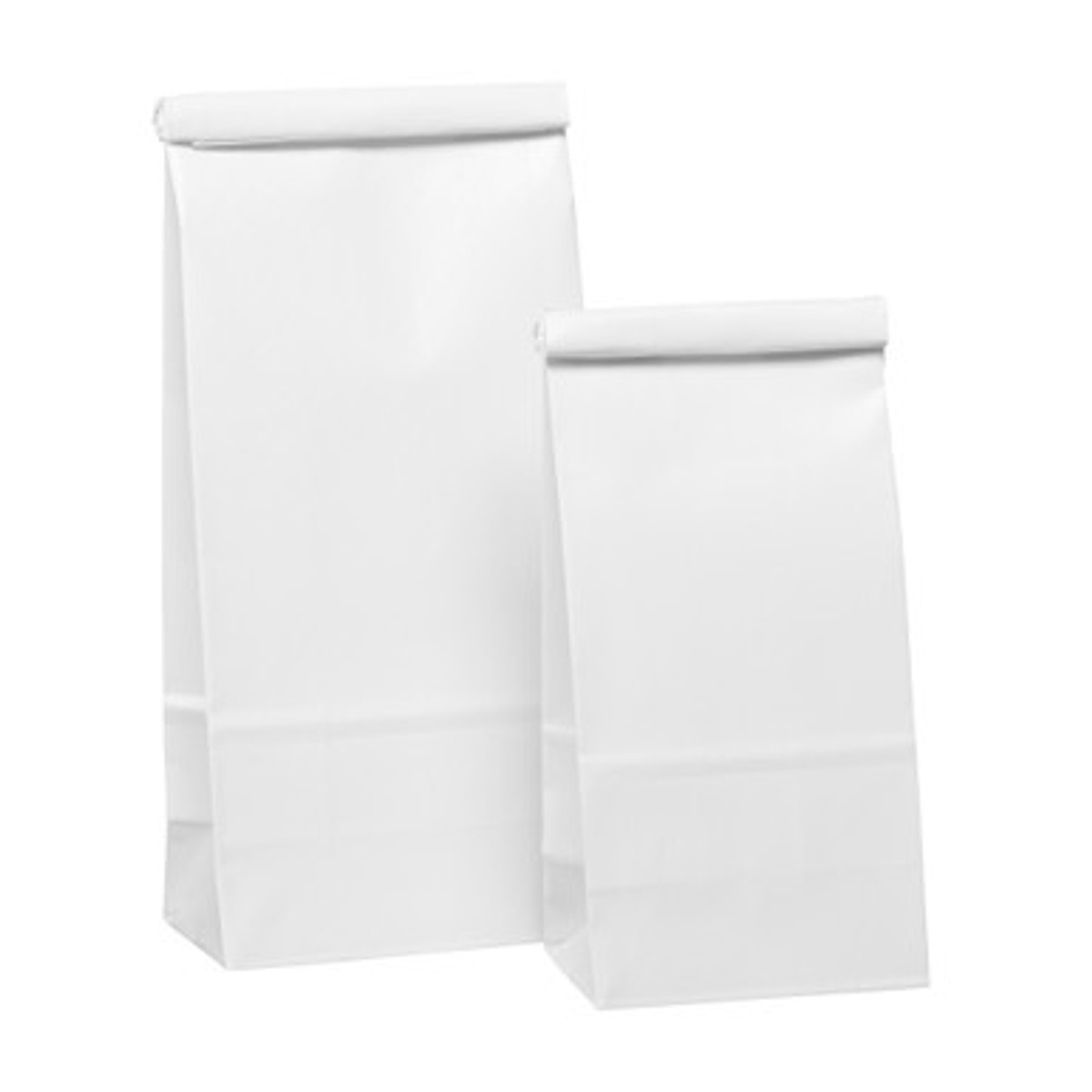 Image of White Coffee Bags with Tin Ties