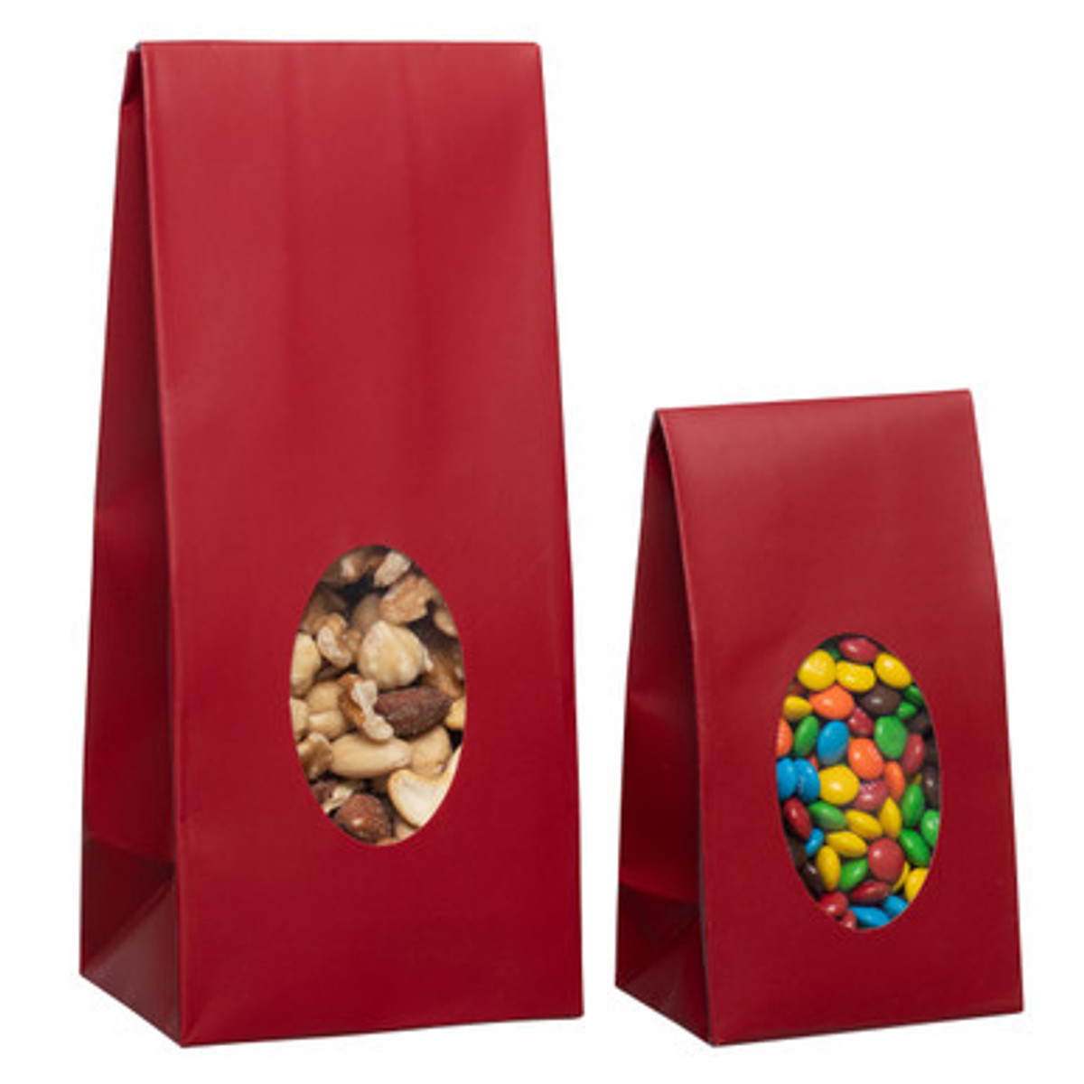 Image of Red Stand Up Candy Bags