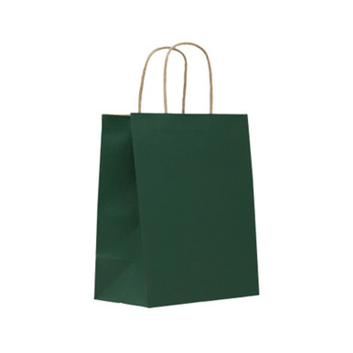 Image of Forest Green Pinstripe Paper Bags