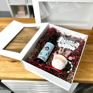 Image of White Window Magnetic Boxes