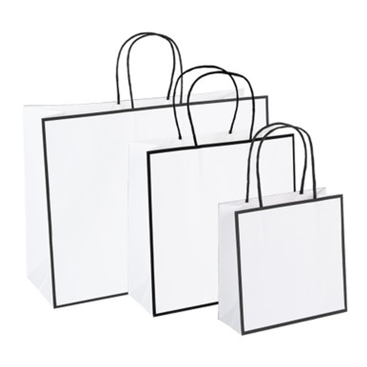 Image of White San Francisco Natural Paper Bags