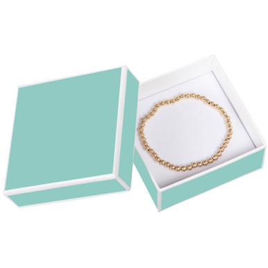 Image of Blue Glossy Jewelry Boxes