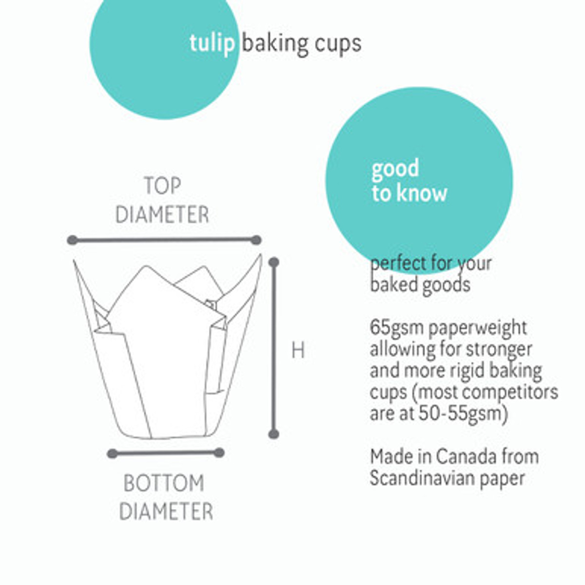 Image of Tulip Baking Cups