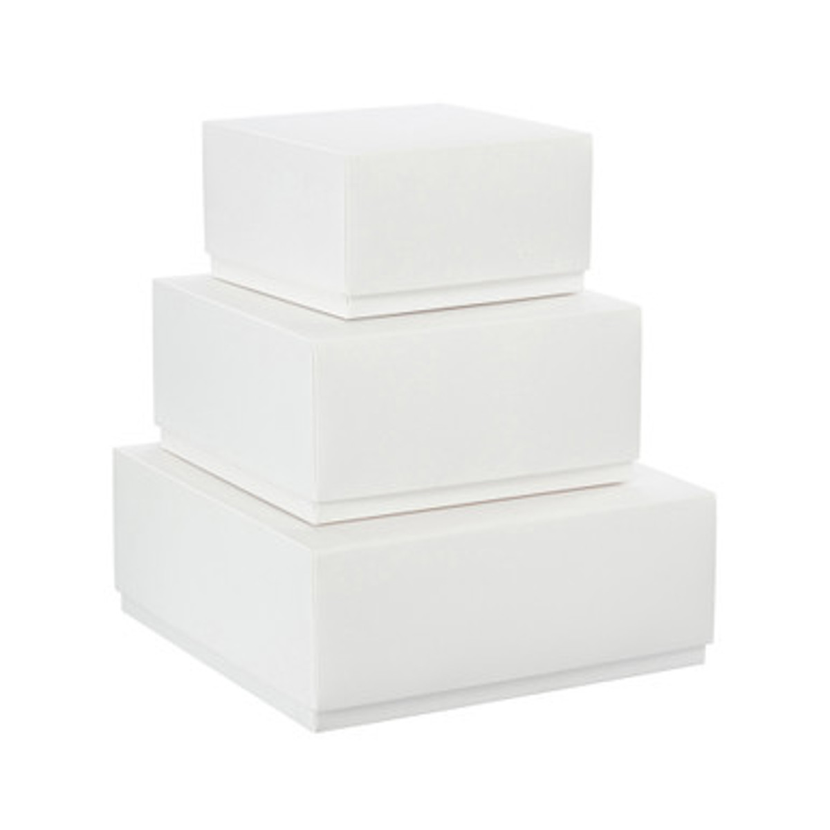 Image of White Foldable Gift Boxes