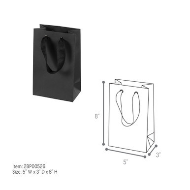 Black - 5 x 3 x 8in.