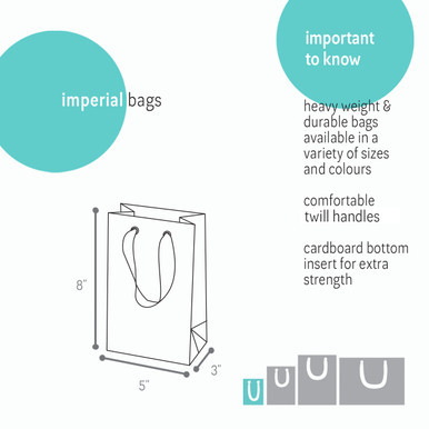 White - 5 x 3 x 8in.