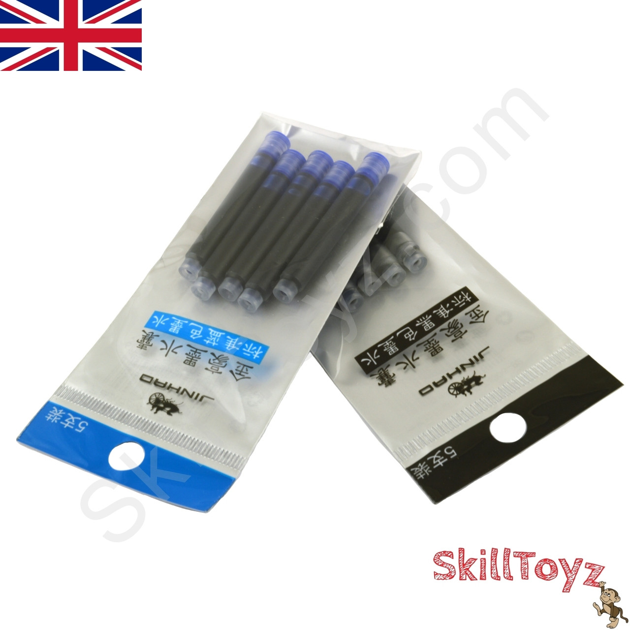 Lot De 30 Recharges D'encre Bleues Pour Stylos Plume JINHAO Et Baoer - Cartouches Standard De 52 Mm - 4