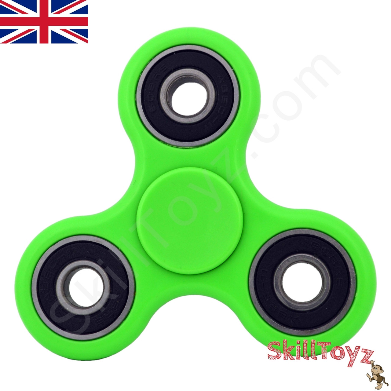 green fidget spinner