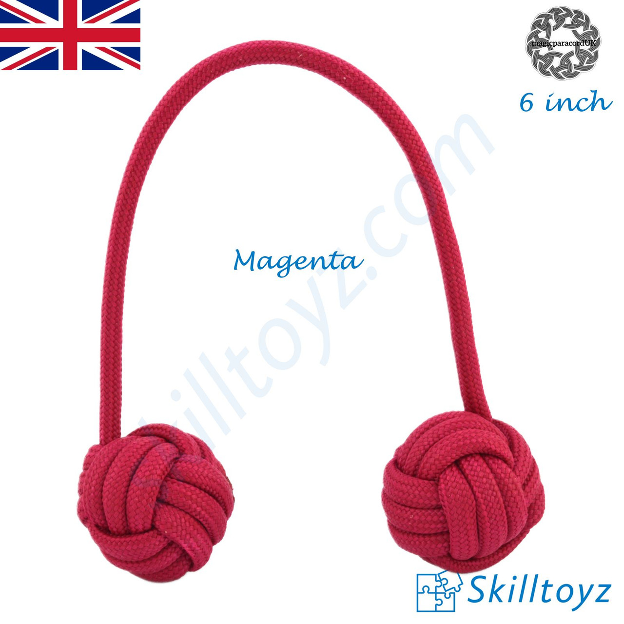Buy Monkey Fist Paracord Begleri 6 Inch long Magenta Edition at