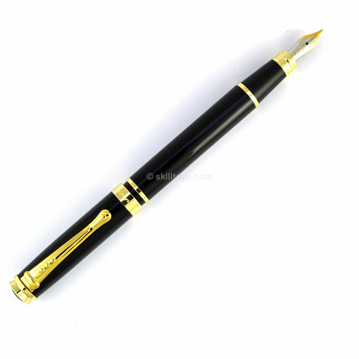 Jinhao FP-500 Fountain Pen Black free ink cartridges SkillToyz