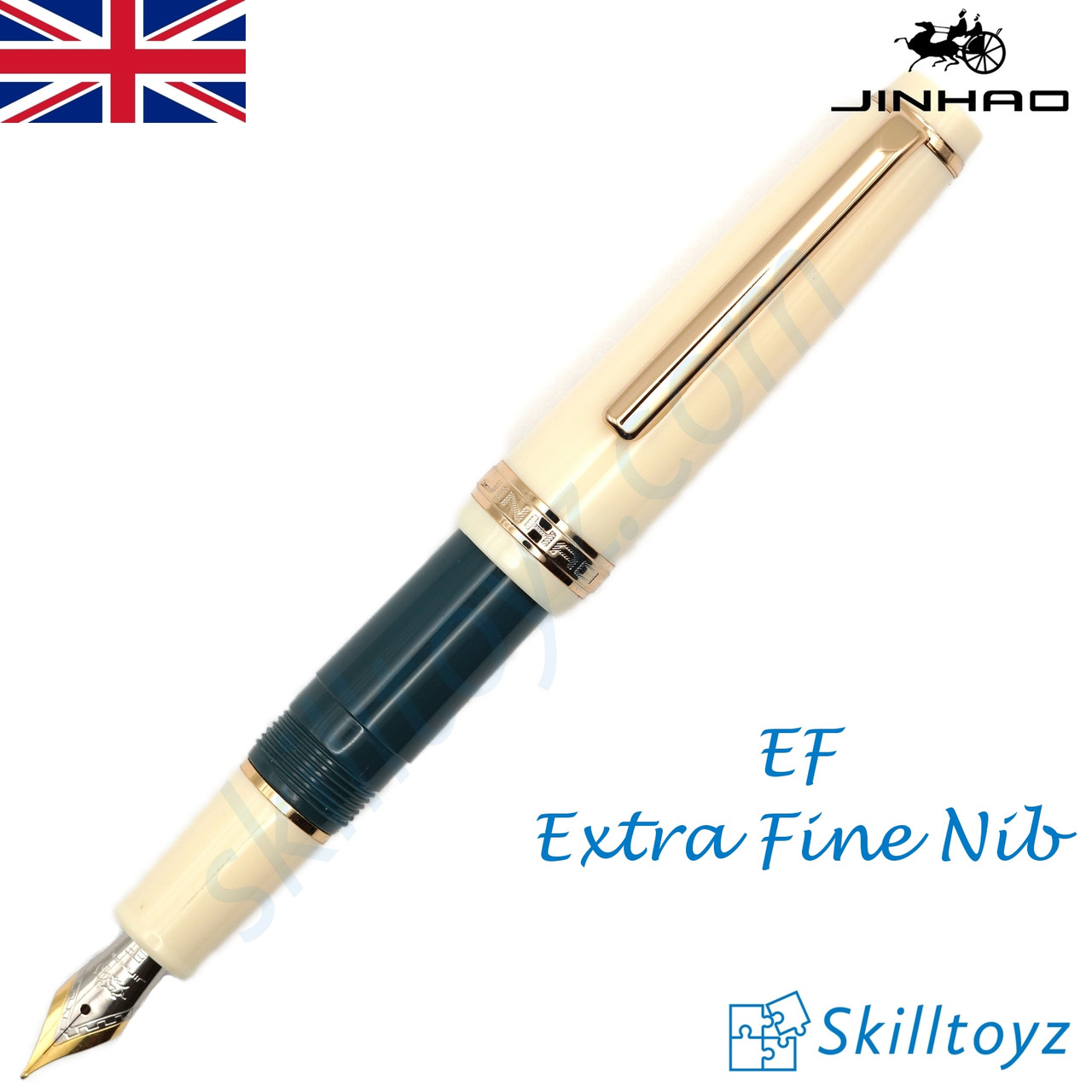 Jinhao 82 Mini Fountain Pen EF Nib Iron Grey SkillToyz