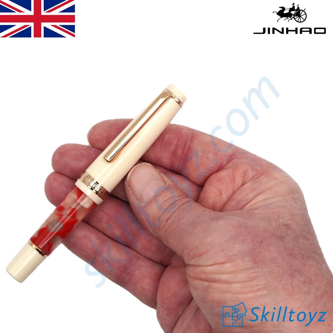 Jinhao 82 Mini Vulpen - Fijne Penpunt Smoth Schrijven Pocket Pen met Inktconverter (Groene Citroen