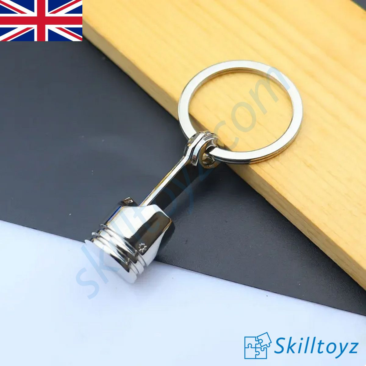 Key Ring Engine Fidget Keyring Mechanical Car Engine Piston Design A - SkillToyz