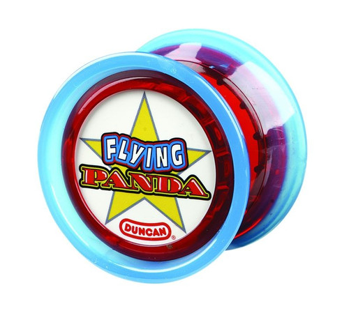 Duncan Hayabusa Yo-yo White body, blue pogs with orange rims