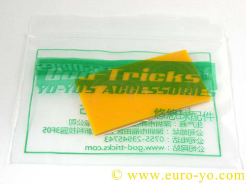 God-Tricks Yellow Silicone Yo-Yo Pads PAIR