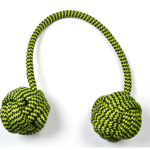 Monkey Fist Paracord Begleri 5 Inch Lime-zigzag Edition