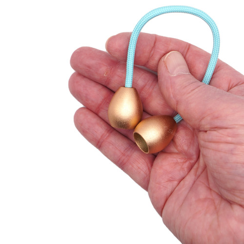 Greek Begleri Fidget Toy Pear Drop Edition Gold