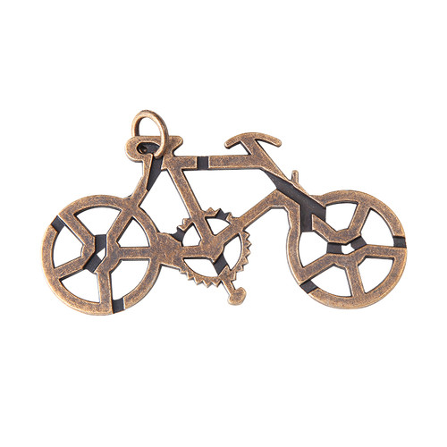 IQ Metal Puzzle Bike Bronze #2