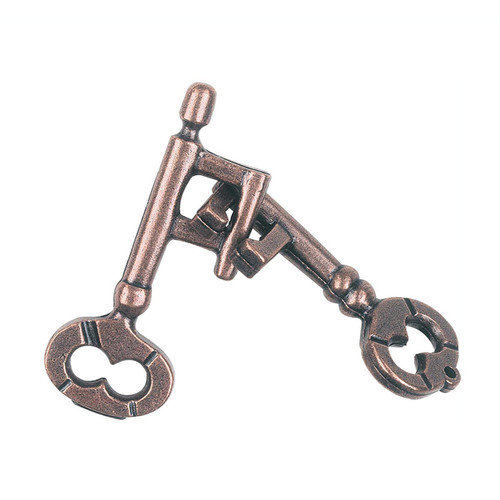 IQ Metal Puzzle Keys Bronze #4