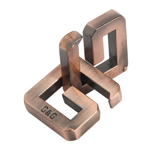 IQ Metal Puzzle G&G Bronze #55