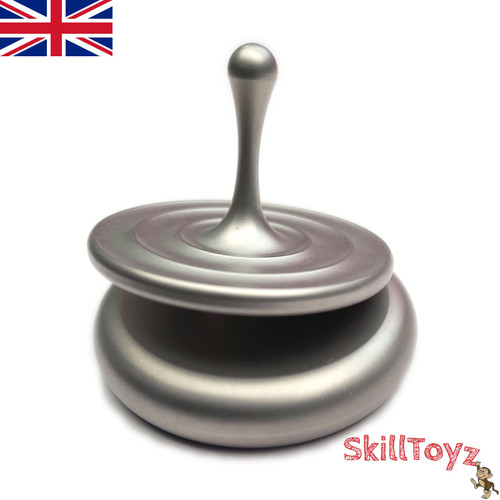 Water Drop Stainless Steel Spin Top Satin