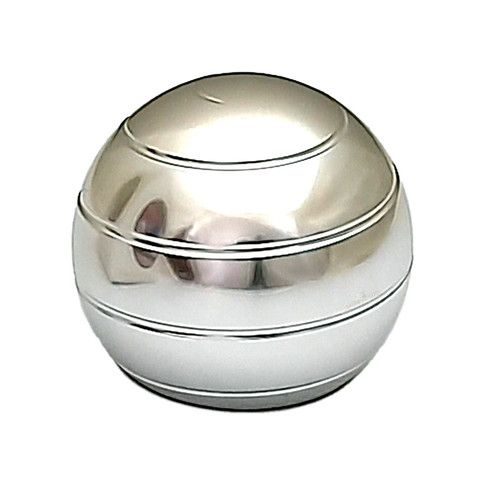 Premium Desk Top Executive Spin Sphere Medium Silver